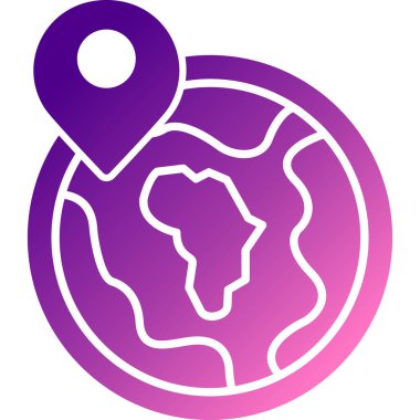 Modern bir simgenin vektör illüstrasyonu