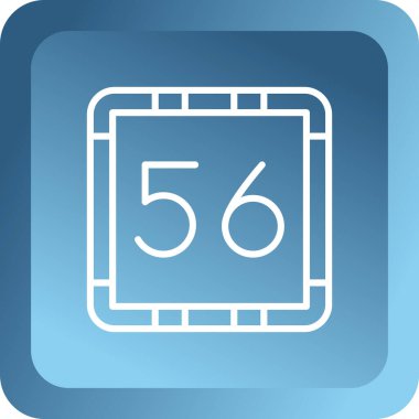 Modern simgenin vektör illüstrasyonu