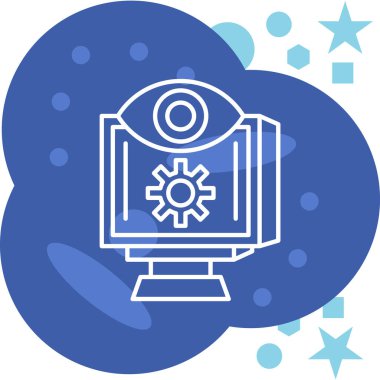 seo modern simgesinin vektör illüstrasyonu