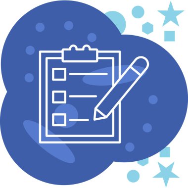 liste simgesi, vektör illüstrasyonu