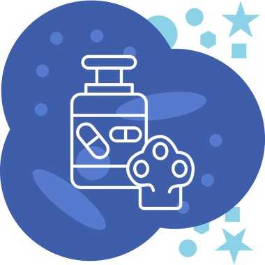 Modern b 'nin vektör illüstrasyonu eksik simgesi