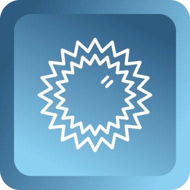 Bir işaretin yıldız ile birlikte bir web simgesinin vektör çizimi