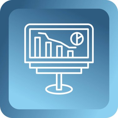 İş simgesi finans simgesinin vektör illüstrasyonu