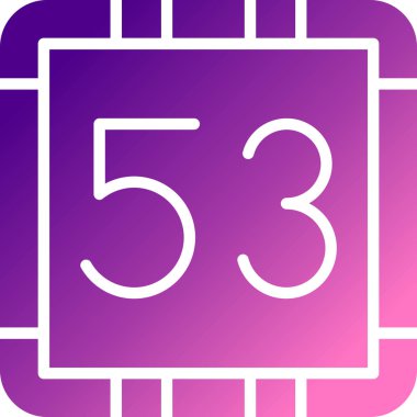 Dijital tablet simgesinin vektör illüstrasyonu