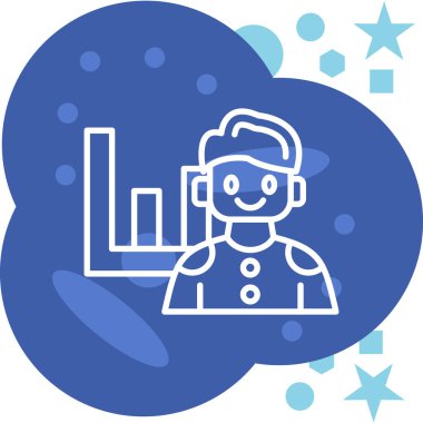 Müşteri Hizmetleri modern simgesi, vektör illüstrasyonu