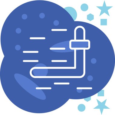 Bulut hesaplama simgesi vektör illüstrasyonu