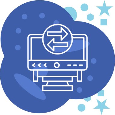 seo modern simgesinin vektör illüstrasyonu