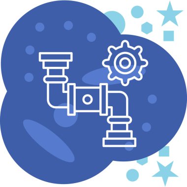 Bulut. Web simgesi basit illüstrasyon