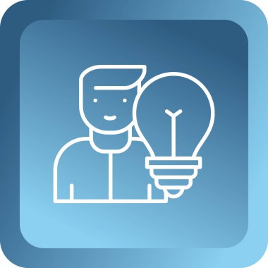 İnsan yüzlü bir ampul.