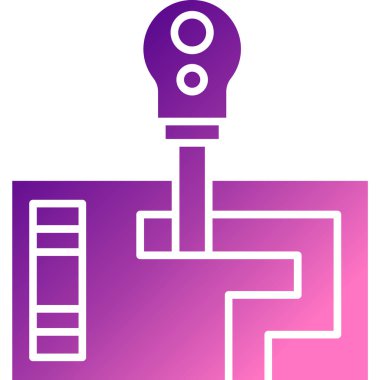 Modern bir simgenin vektör illüstrasyonu