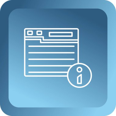 belge simgesi vektör illüstrasyonu