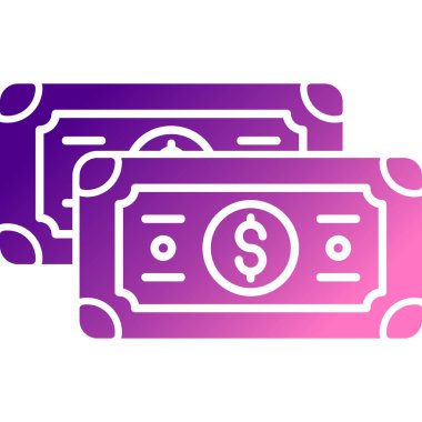 Dolar işaretli para.