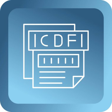 Dosya simgesinin vektör illüstrasyonu