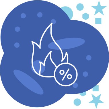 Şirin bir cadılar bayramı simgesinin vektör çizimi