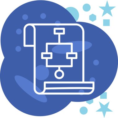 Seo simgesinin vektör illüstrasyonu