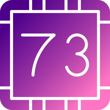 mor arkaplanda izole edilmiş mor çizgi takvim simgesi. olay hatırlatıcı simgesi. Gümüş kare düğme. vektör illüstrasyonu