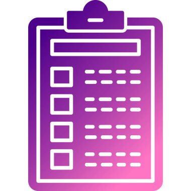 Pano simgesi. Web için basit pano vektör simgeleri çizimi