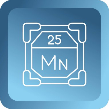 Tek bir mavi gaz simgesinin vektör illüstrasyonu