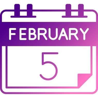 Yazıt marşlı takvim. vektör illüstrasyonu.