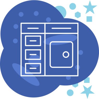 Bulut bilgi işlem teknolojisi vektör çizim grafik tasarım