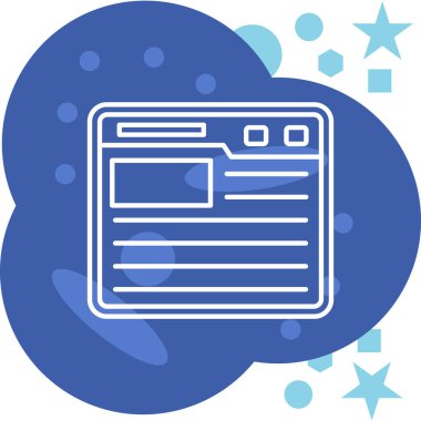 Bulut hesaplama. Web simgesi