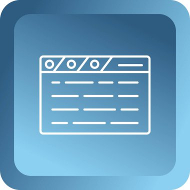 belge web simgesi, basit illüstrasyon