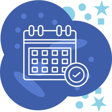 Takvim simge tasarlamak vektör