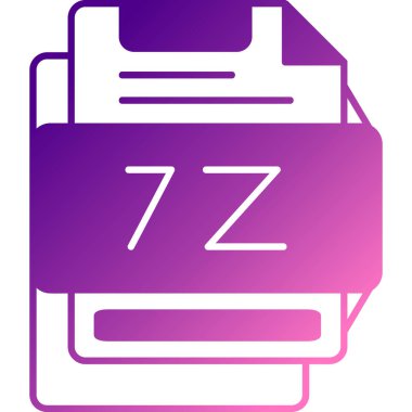 Tek dosya simgesinin vektör illüstrasyonu