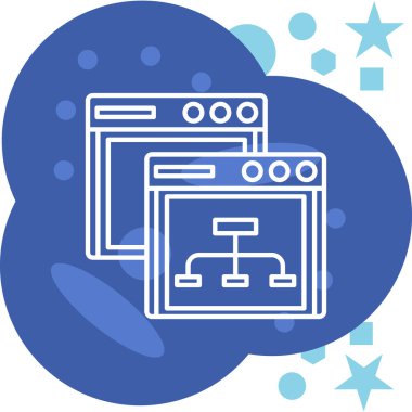 Bulut hesaplama. Web simgesi