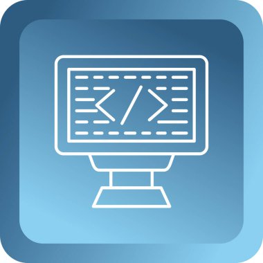 Web programlama vektör illüstrasyonu