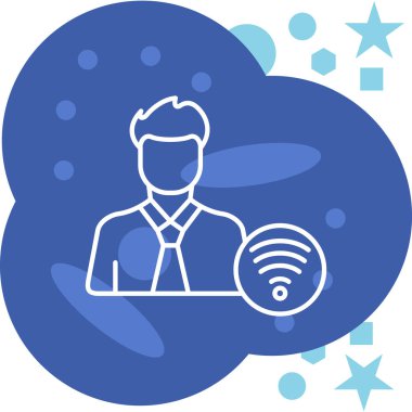 wifi simgesi vektör illüstrasyonu