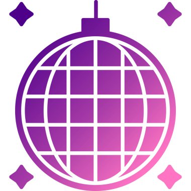 Moda Biçimli Küresel Simge İzole Arkaplan