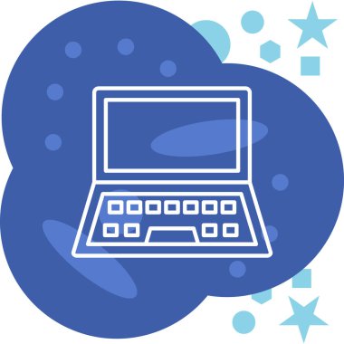 bilgisayar simgesi vektör illüstrasyonu