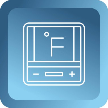 Mavi çizgi pil simgesi beyaz arkaplanda izole edildi. Şimşek sembolü. vektör illüstrasyonu