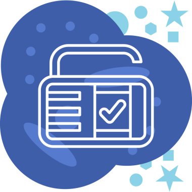 trend biçimi izole edilmiş arkaplanda kontrol listesi simgesi