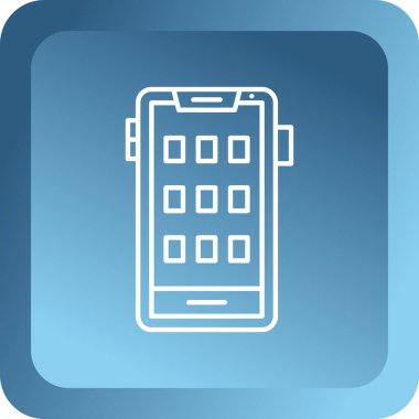 mobil simge vektör illüstrasyonu