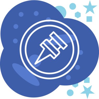 Bulut. Web simgesi basit illüstrasyon