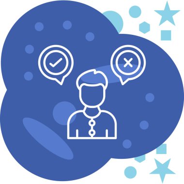 Baloncuklu insanların vektör illüstrasyonu