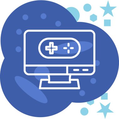 Oyun oynamak. Basit resimleme