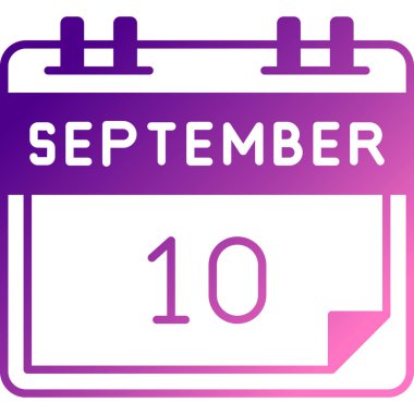 Takvim simgesi tasarımı, vektör illüstrasyonu