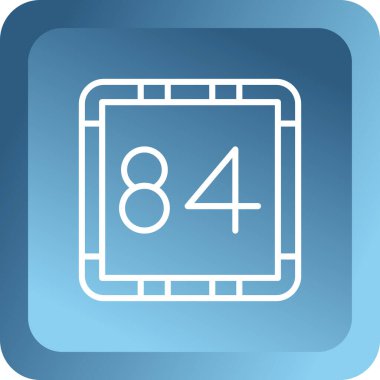 7 numaralı simge sembolü tasarımı