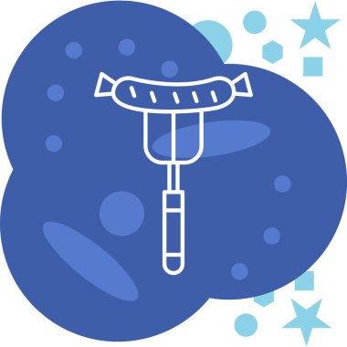 Modern simgenin vektör illüstrasyonu