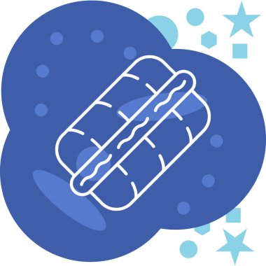 bebek şişe simgesi, basit tasarım