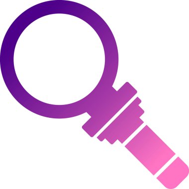 Büyüteç simgesini vektör çizim