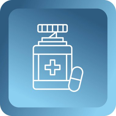 Modern Daire mavi daireden simge vektör.