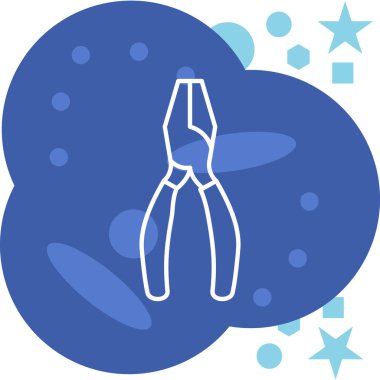 Şirin ve çizgi filmin vektör çizimi