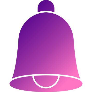 Çan simgesi vektör illüstrasyonu