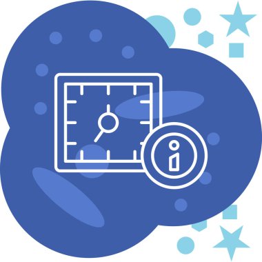 Veri analiz simgesi, vektör illüstrasyonu