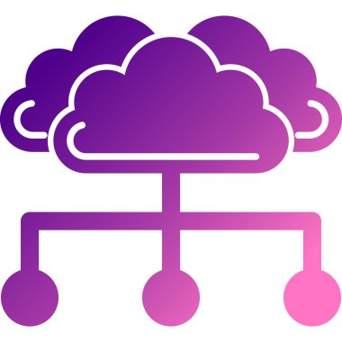 Bulut hesaplama. Web simgesi