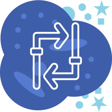 ok simgesinin vektör illüstrasyonu